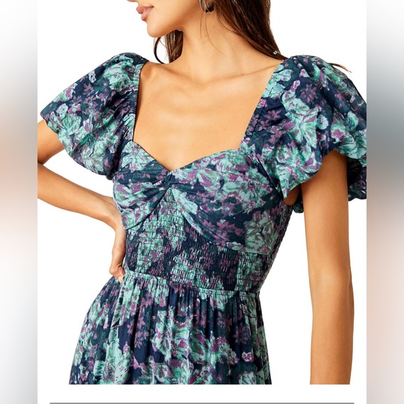 Free People Women's Floral Sundrenched Maxi Dress - Picture 4 of 4